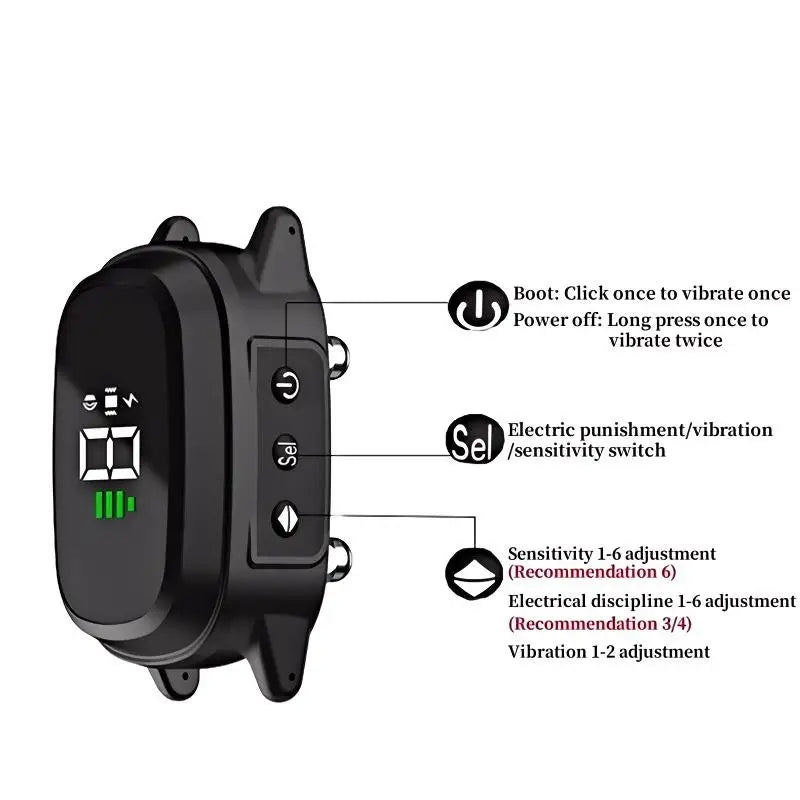 YHLC Automatic Anti Barking Dog Collar, Rechargeable Bark Stopper, Stop Barkin, Electric Training Collar for Dog
