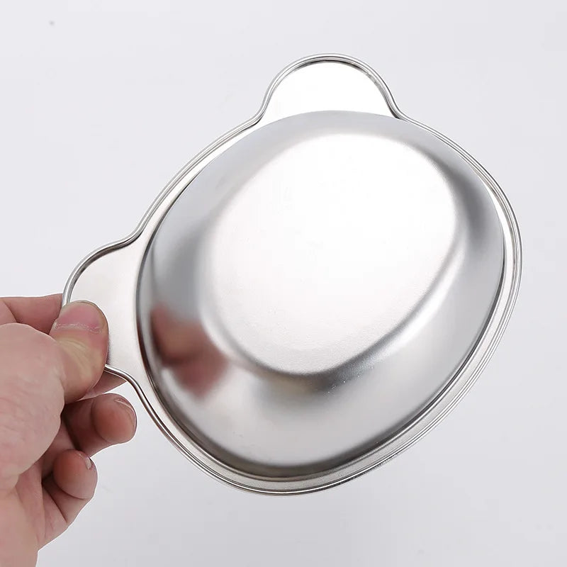 Tilted Cat Bowl Stainless Steel Cat Food Bowls with Metal Stand Food and Water Dish for Cats Kitten Puppies Feeders Cat Supplies